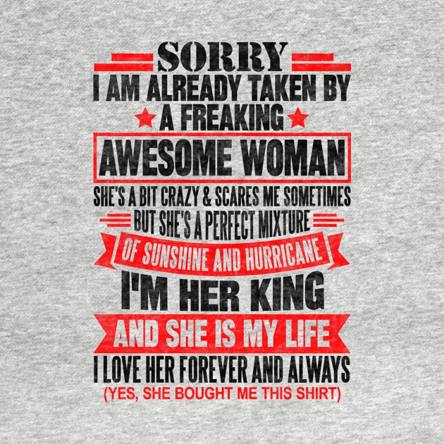 Sorry I am already taken by a freaking awesome woman by SilverTee